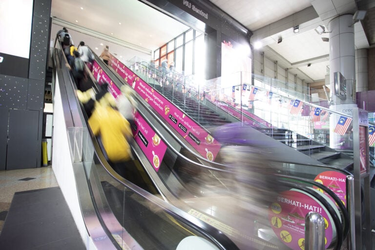 Big Buy - Nu Sentral Ambient Media Escalator Wrap