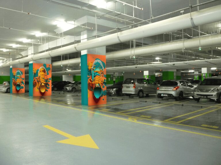 Big Buy - Nu Sentral Parking Space Pillar Graphic